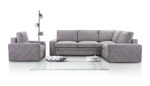Grey Painting In Spacious Bedroom