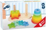 11720 Legler Small Foot Steckspiel Regenbogen Verpackung